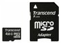 Карта памяти Transcend 4GB microSDHC Card Class 4 (SD 2.0) [TS4GUSDHC4]