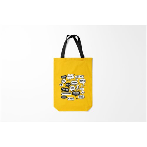 фото Сумка-шоппер / 31х42 см / прикольные надписи / социальные сети чатик burnettie