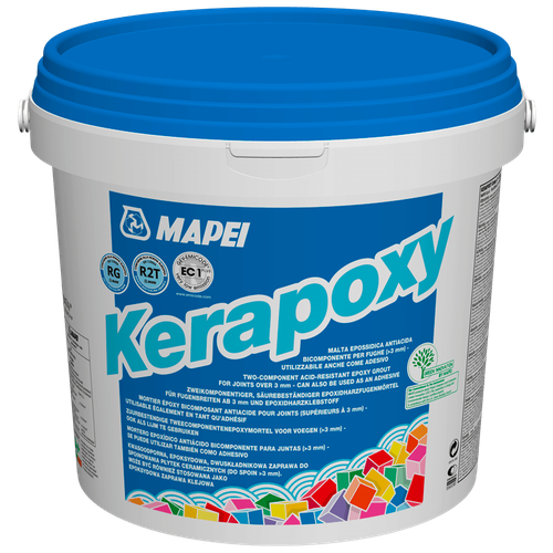 Затирка Mapei Kerapoxy, 2 кг, 2 л, 114 antracite