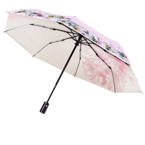 Зонт Arman, автомат, мини-зонт, для женщин, розовый, белый