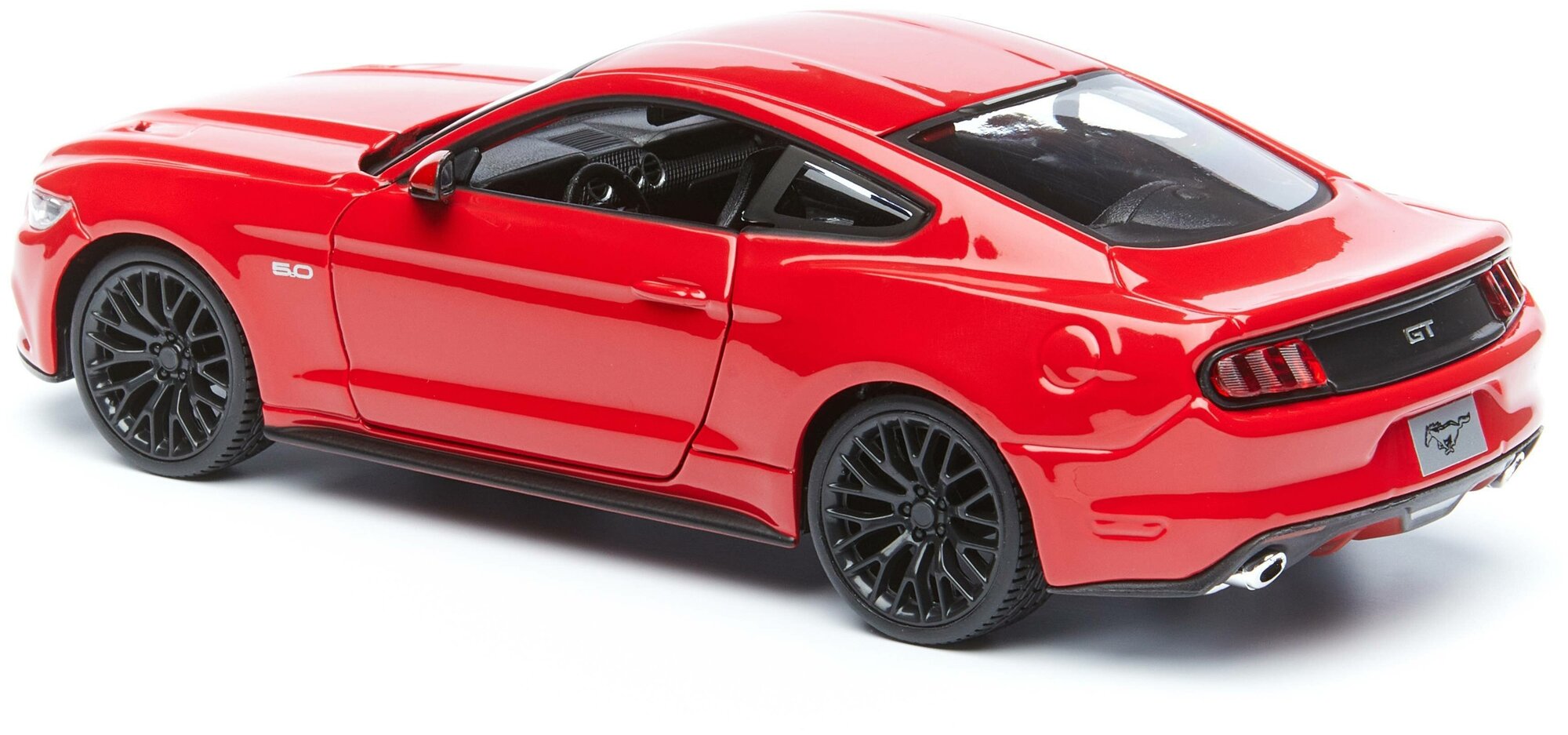 Maisto Модель машины сборная 1:24 "2015 Ford Mustang GT" SPAL, красная - фото №4