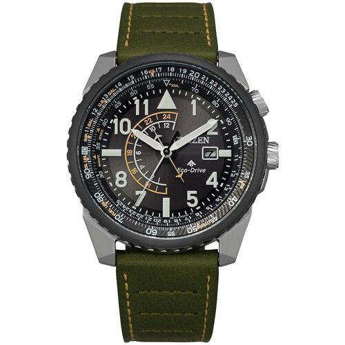 Наручные часы CITIZEN Promaster BJ7138-04E, зеленый, черный