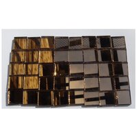 Зеркальная мозаика, Victoria Glass, бронза, размер чипа 30*30мм, 250 шт.