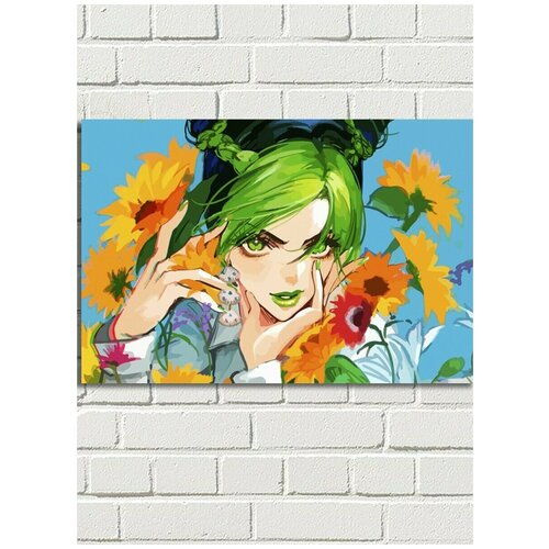 Картина по номерам Аниме JOJO (Джованна, Джотаро, ДжоДжо) - 8949 Г 60x40