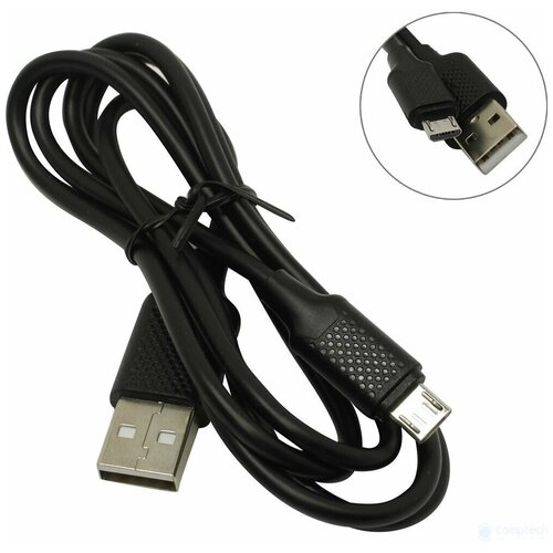 Кабель для смартфона HARPER BCH-321 Black сменный micro разъем для магнитного usb кабеля 360° круглый