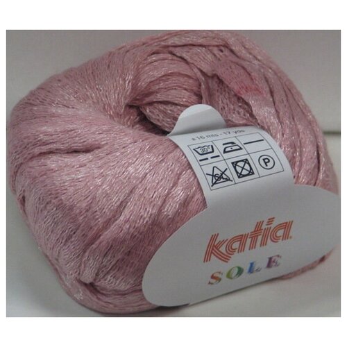 Пряжа Sole Katia(Соле), цвет 59-темно-розовый, 50гр/16м, 66%хлопок, 34%полиамид, 1 моток.