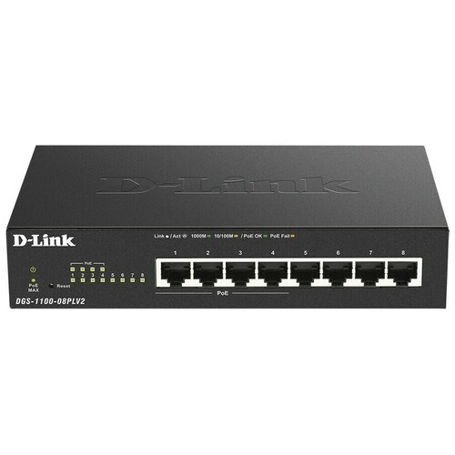 Коммутатор свитч D-Link DGS-1100-08PLV2 1095000₽