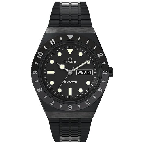 Наручные часы TIMEX Q Timex Reissue TW2U61600, черный наручные часы timex наручные часы timex q timex reissue 365971 золотой