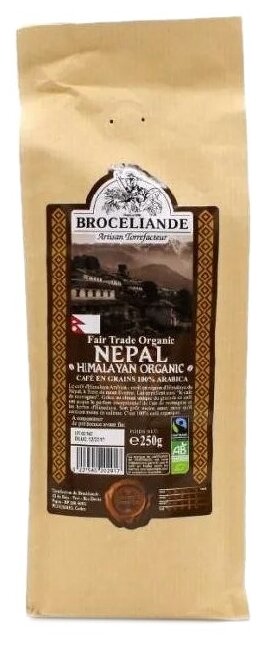 Кофе в зернах Broceliande Nepal Organic, 250 г - фотография № 2