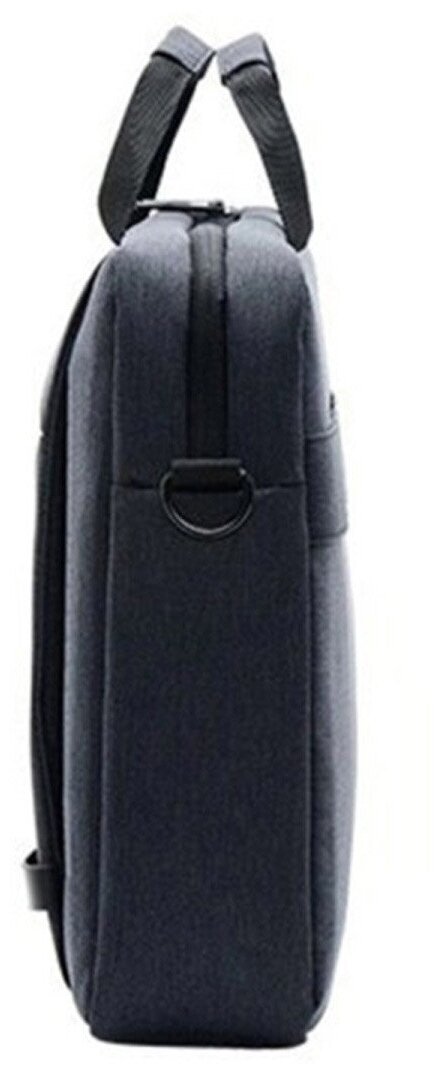 Портфель Сумка для ноутбука 15,6" YOHO противоударная 14-16 дюймов для документов А4 планшета текстиль с ремешком, черная темно-серая YCHLTA4B - фотография № 4