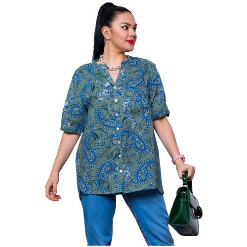 фото Рубашка жен. 700082_092, monterey, хаки700082, размер 52-54