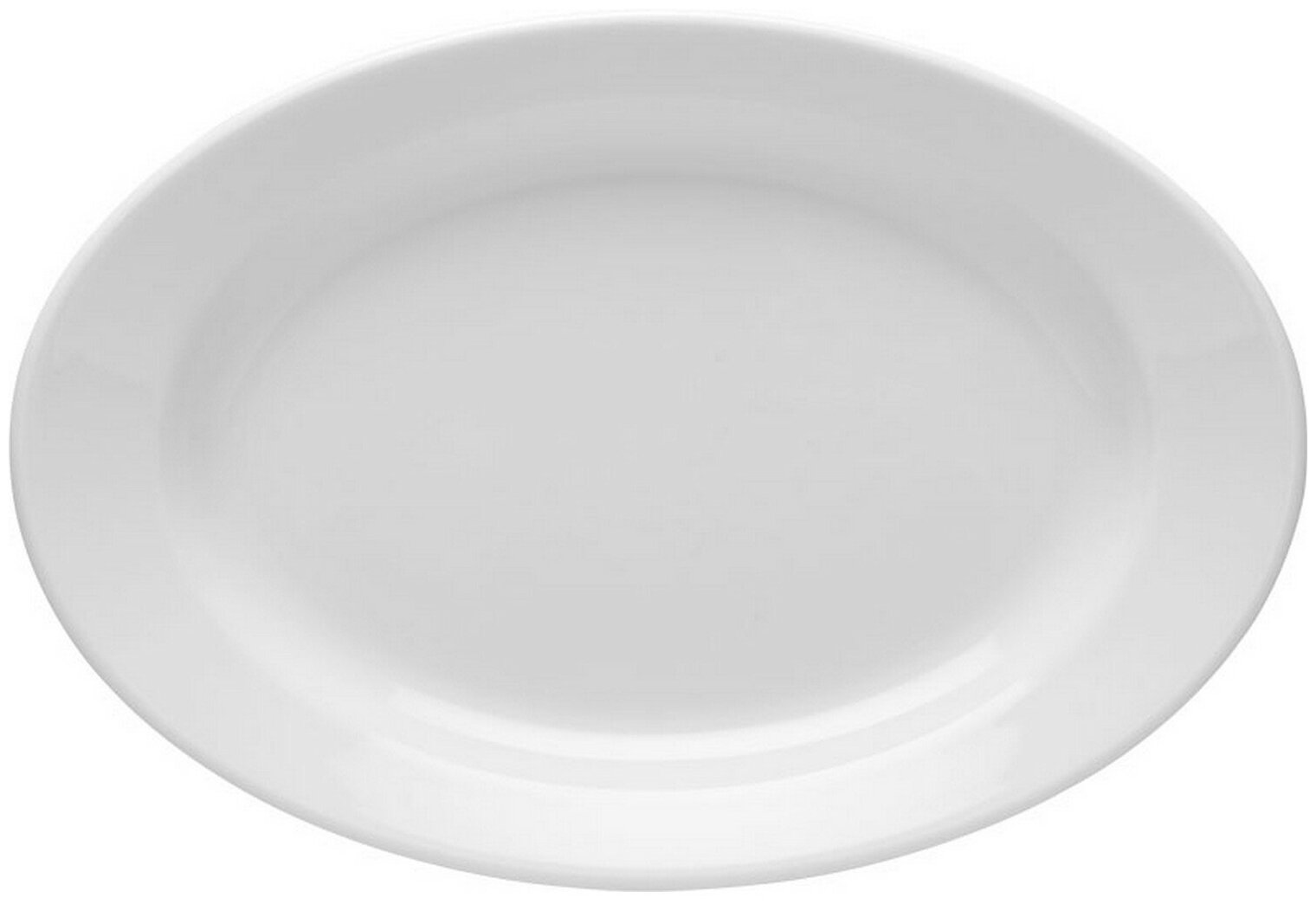 фото Блюдо для рыбы Lubiana Кашуб-хел 380х220х50мм, фарфор, белый