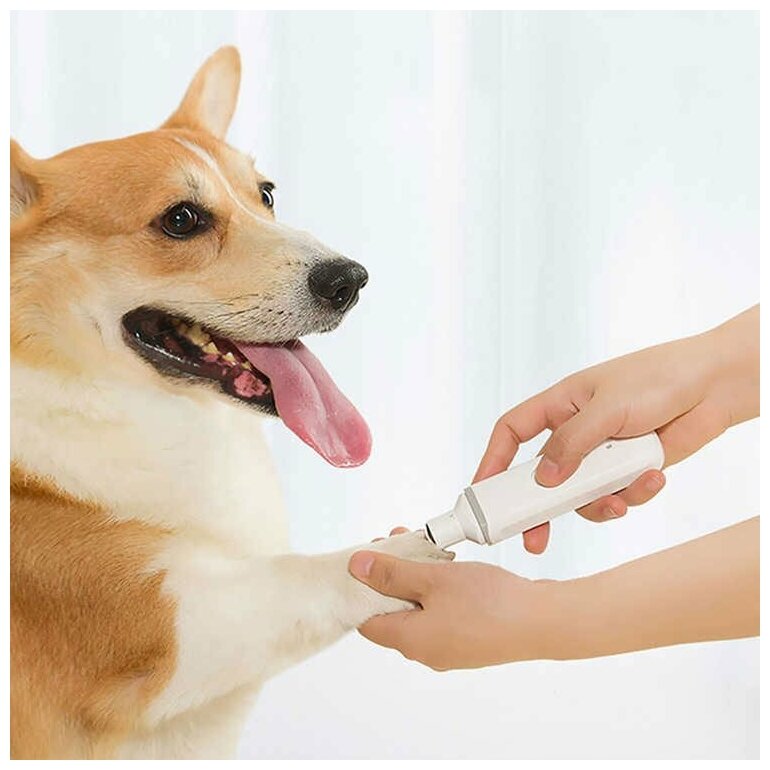 Триммер Xiaomi Pawbby Pet Nail Grinder MG-NG001A-EU для когтей домашних животных, АКБ, белый 9518044 - фотография № 3