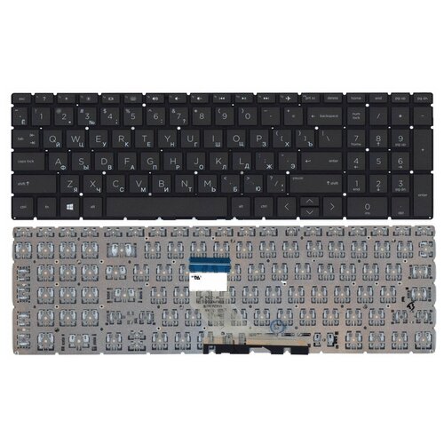 Клавиатура для ноутбука HP 15-dw черная с подсветкой 1250₽