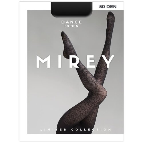 Колготки Mirey, 50 den, размер 3, черный