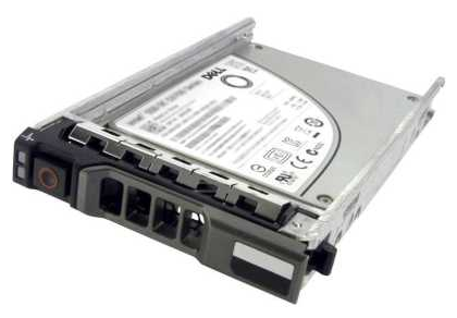 DELL 480GB LFF (2.5" in 3.5" carrier) Read Intensive SSD SATA 6Gbps, 1 DWPD,876 TBW, For 14G/G15 (analog 400-AXRJ, 345-BEBH)