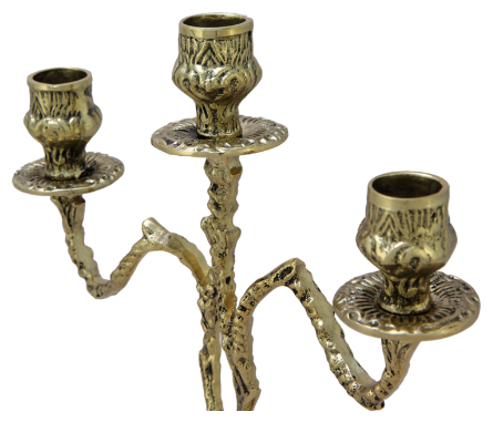 Канделябр на 3 свечи из бронзы Асти "Belo de Bronze" Португалия BP-14038 - фотография № 3