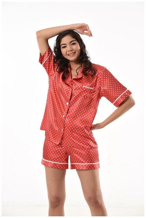 Пижама Yantaro, 1шт, размер L, красный