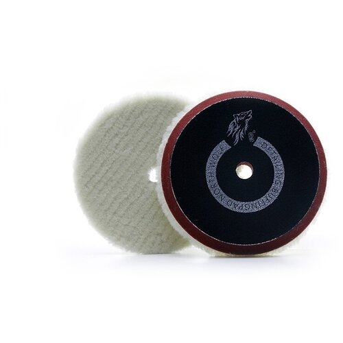 Полировальный меховой стриженный круг 150мм Stripe wool buffing pad North Wolf