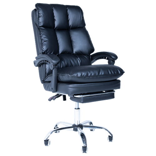 Кресло руководителя / Офисное кресло / Компьютерное кресло / Кресло компьютерное / Экокожа / Серый