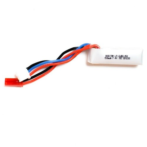 Аккумуляторная сборка ROBITON LP-SJB2-150 Lipo 7.4В 150мАч, 1шт robiton аккумулятор robiton lp 683440 900mah lp683440