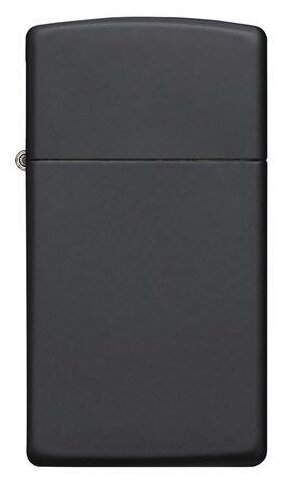 Оригинальная бензиновая зажигалка ZIPPO Slim® 1618 с покрытием Black Matte