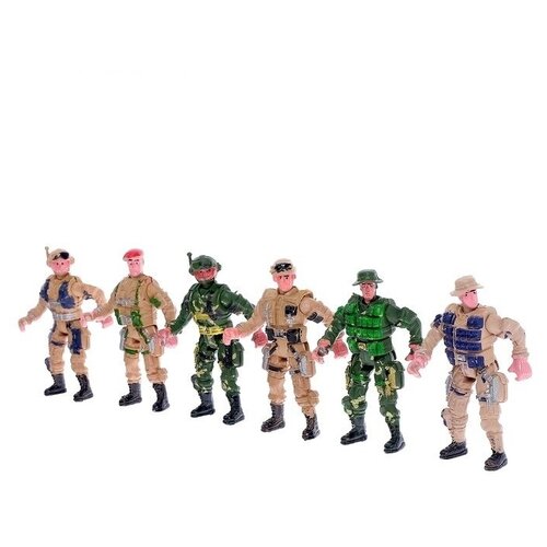 Солдатик Спецназ, набор 6 шт. (1 шт.) мутанты игрушки спецназ фигурки 6 шт