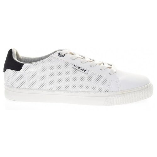 фото Кеды soliver мужские летние, размер 43, цвет белый, артикул 13630-22-100 s.oliver