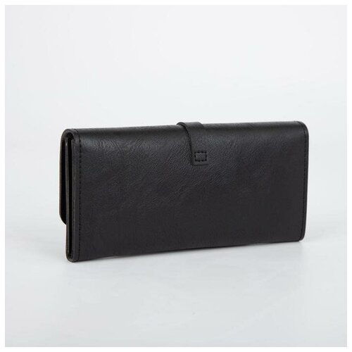 фото Кошелёк на кнопке, цвет чёрный нет бренда