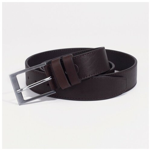 фото Ремень мужской ширина 3 5 см винт цвет коричневый нет бренда