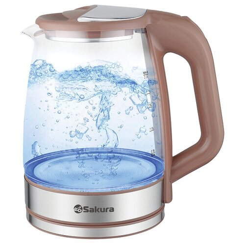 чайник электр SA-2722BR 22 стекл подсв 142100₽