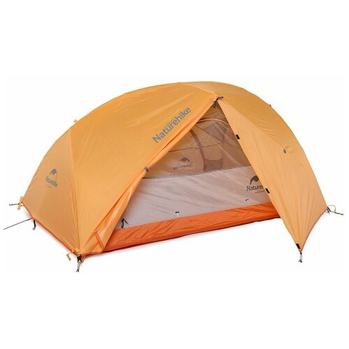 Палатка Naturehike Star-River 2 Updated NH17T012-T 210T сверхлегкая двухместная с ковриком, оранжевая