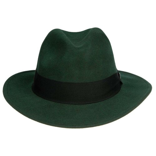 Шляпа Herman, размер 61, зеленый шляпа федора herman шерсть утепленная размер 57 бежевый