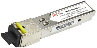 Модуль MlaxLink оптический одноволоконный SFP WDM, 1.25Гб/с, 10км, 1550/1310нм, SC, DDM