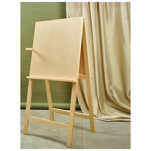 Мольберт для рисования Напольный Хлопушка двухсторонняя Люкс, тренога 120 см