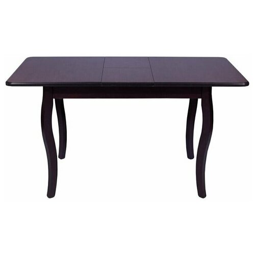 Стол раздвижной, Персей, Дом Столов, 1100(1400)*700 с пластиком 2 уп. (тон Венге /пластик 2030 микадо)