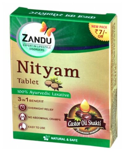 Нитьям Занду (Nityam tablets Zandu) 10 шт