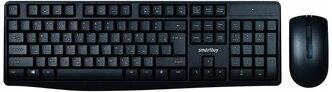 Комплект клавиатура+мышь мультимедийный Smartbuy ONE 207295AG (SBC-207295AG-K), черный