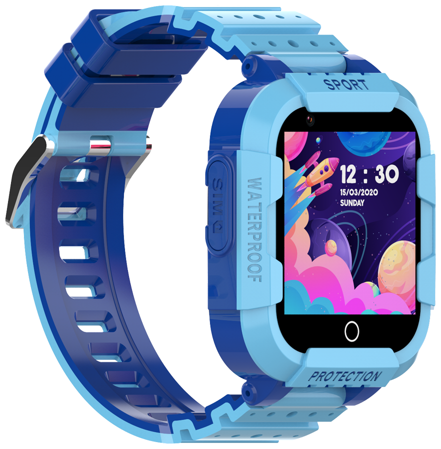 Часы Smart Baby Watch KT12S Wonlex голубые