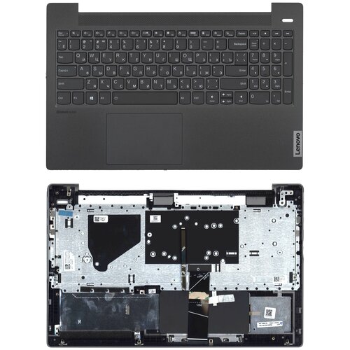 Клавиатура для ноутбука Lenovo IdeaPad 5-15 топкейс черный new laptop english keyboard for lenovo ideapad 5 15iil05 15are05 15itl05 us keyboard with backlight