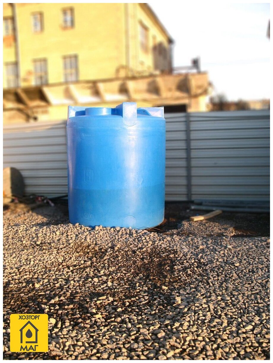 Емкость 200 л. литров для полива, душа /БАК для воды / бочка садовая / резервуар хранения технической воды - фотография № 5