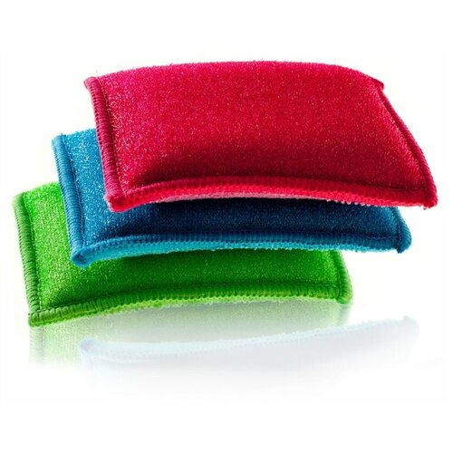 Губка для мытья посуды , розовая