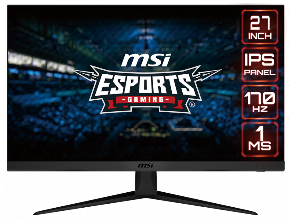 27" Монитор MSI G2712, 1920x1080, 170 Гц, IPS, черный