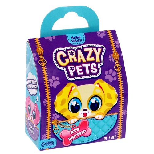Фигурка Happy Valley Crazy Pets 7462797, 5 см игрушка сюрприз crazy pets с наклейками