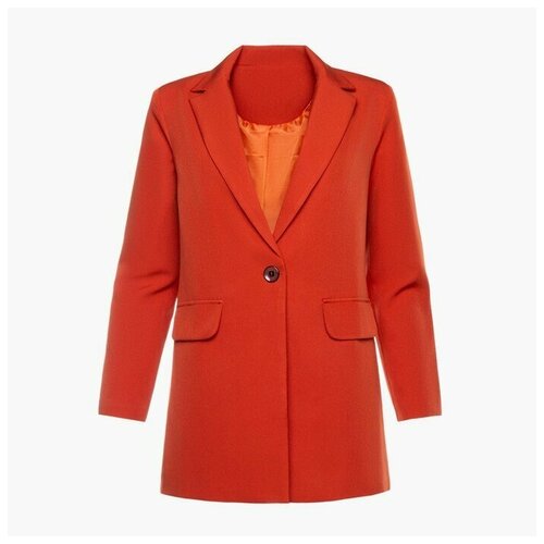 Пиджак , размер 42-44, оранжевый