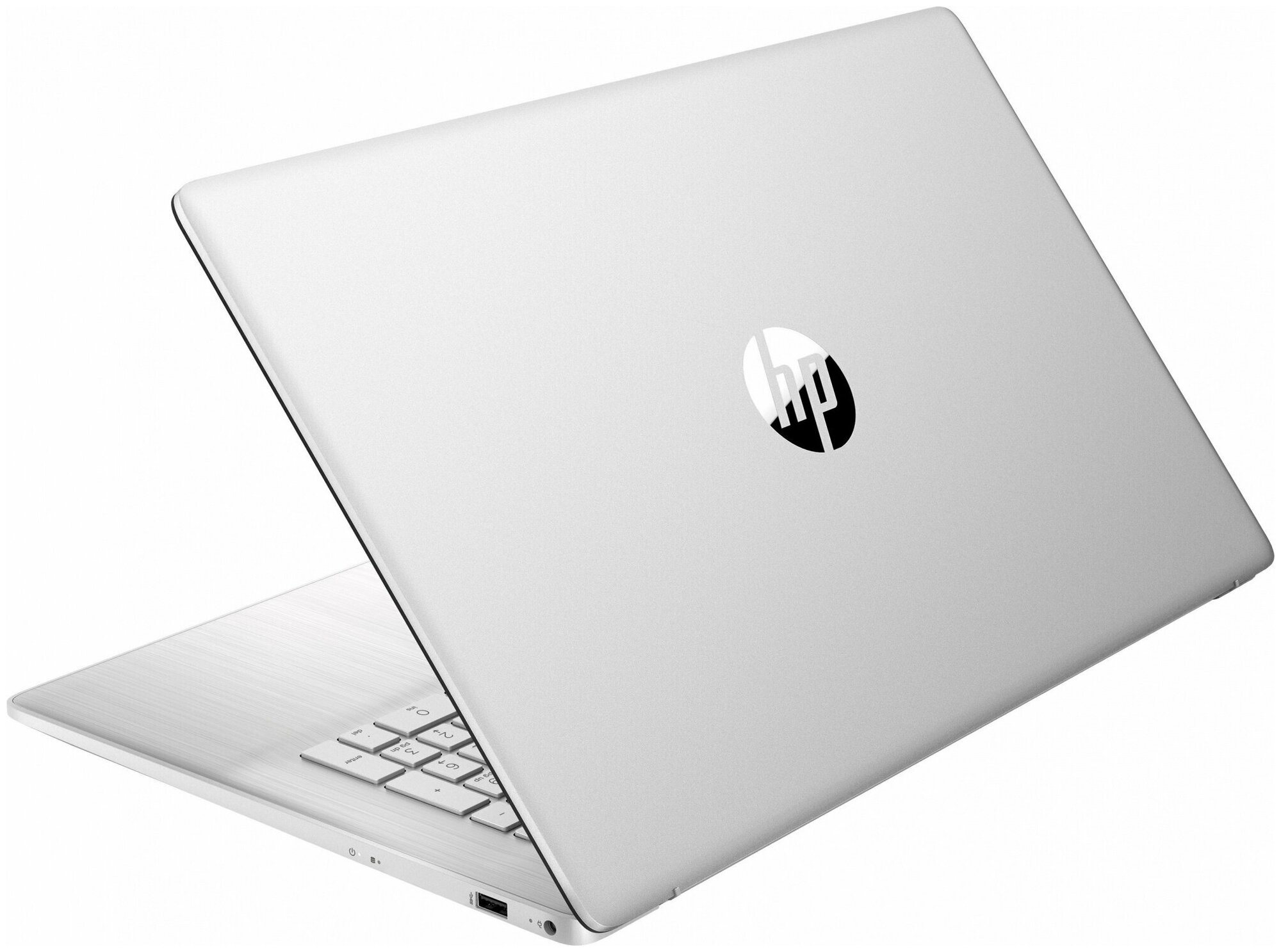 Ноутбук HP 17-cp0140ur Ryzen 5 5500U 8Gb SSD512Gb AMD Radeon RX Vega 7 17.3 IPS FHD 1920x1080 Windows 11 silver WiFi BT Cam, 61R60EA