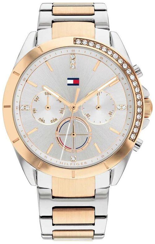 Наручные часы TOMMY HILFIGER Multifunction, золотой, серебряный