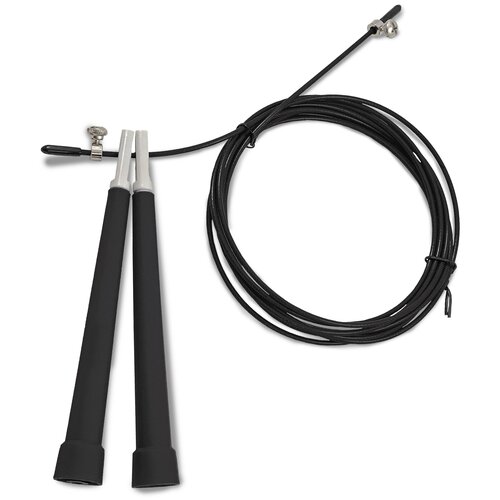 Скакалка скоростная Boomshakalaka, пластиковые ручки, шарниры, стальной трос, с регулировкой, для взрослых и детей, для бокса, гимнастики, малиновая