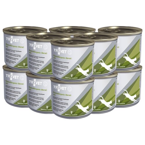 Гипоаллергенные консервы для кошек Trovet Hypoallergenic HRD (конина/рис) 12 шт х 200 г