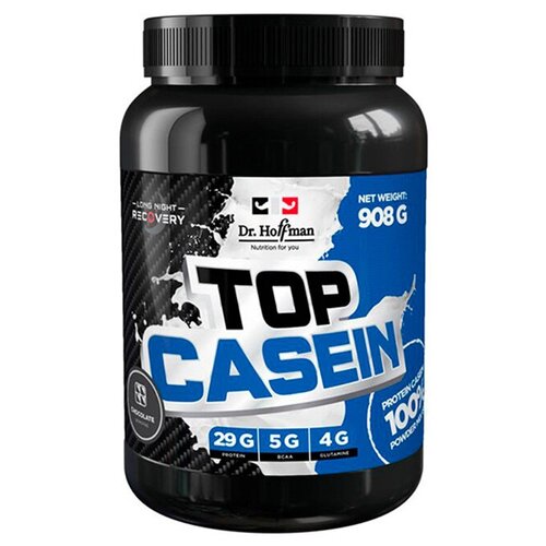 Казеиновый протеин Dr.Hoffman TOP CASEIN 908 г (клубника)